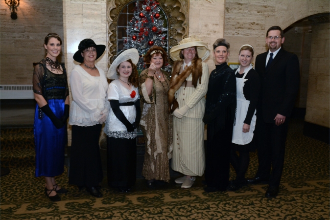 WFYI donors dress for the occasion at WFYI's Downton Abbey screening