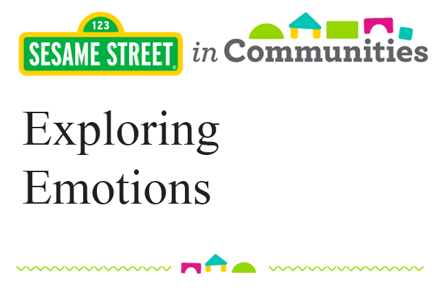 Sesame Street Communities: Exploring Emotions