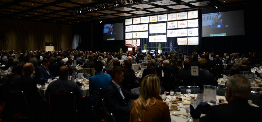 The Economic Club of Indiana luncheon at the Indiana Convention Center