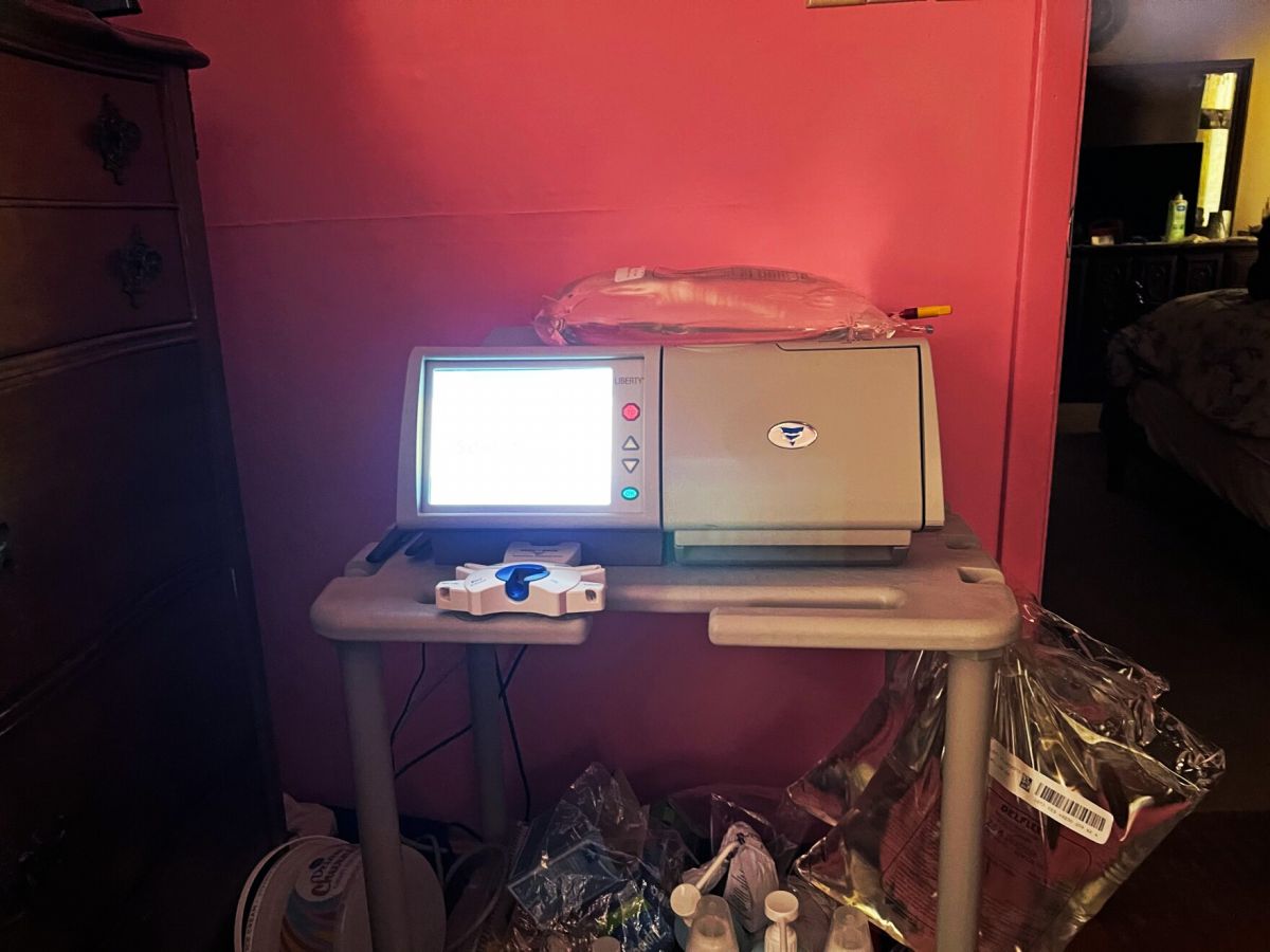 The machine Moore uses for dialysis does what is called peritoneal dialysis. It is convenient because she can do her dialysis at home instead of going to a dialysis center for hours multiple days a week. (Submitted photo)