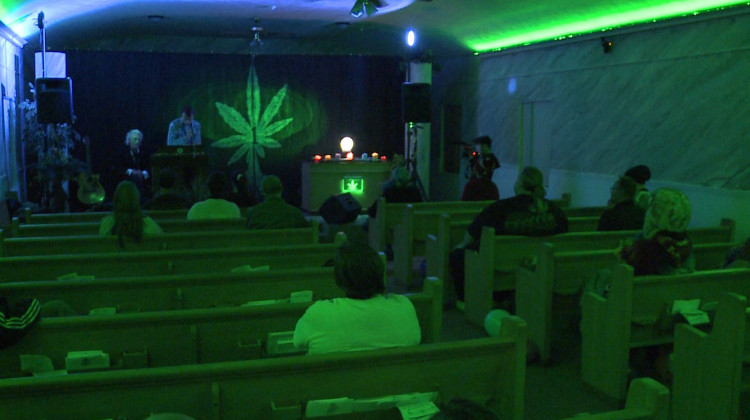 The Indianapolis-based First Church of Cannabis and its leader Bill Levin filed the legal challenge after the state’s Religious Freedom Restoration Act passed in 2015. - WTIU-WFIU News