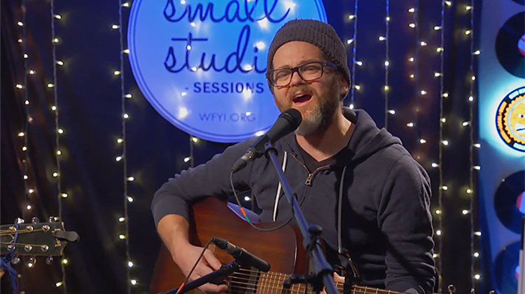 Josh Kaufman performs in the WFYI Small Studio. - WFYI Productions