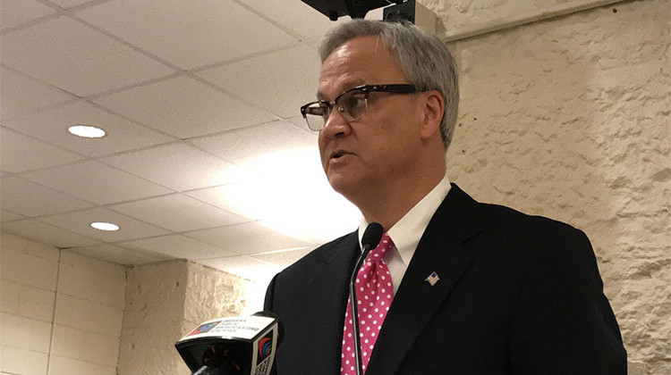 Jim Merritt’s 30-year tenure makes him the longest-serving current Republican state senator. He’s also the longest-serving caucus chairman in the history of the Indiana General Assembly. - FILE PHOTO: Brandon Smith/IPB News