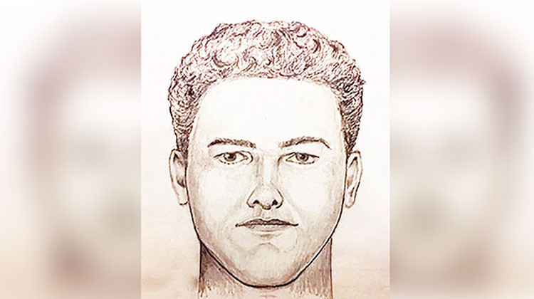 In this undated police artist sketch provided by the Indiana State Police is the new "face" of the Delphi Murder suspect Monday, April, 22, 2019.  - Indiana State Police via AP
