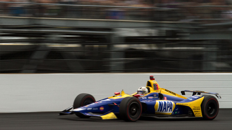 Alexander Rossi finished second in the 103rd running of the Indianapolis 500 on Sunday, May 26, 2019. -  FILE PHOTO: Doug Jaggers/WFYI