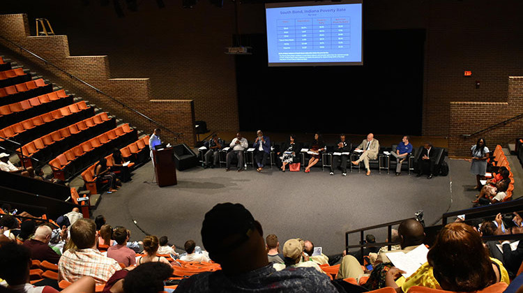 A panel discussion on minority communities and inequality in South Bend on July 14, 2019. - Justin Hicks/IPB News