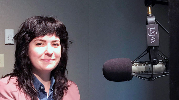Jordan Ryan is the bicentennial project coordinator for the Indiana Historical Society. - Taylor Bennett/WFYI