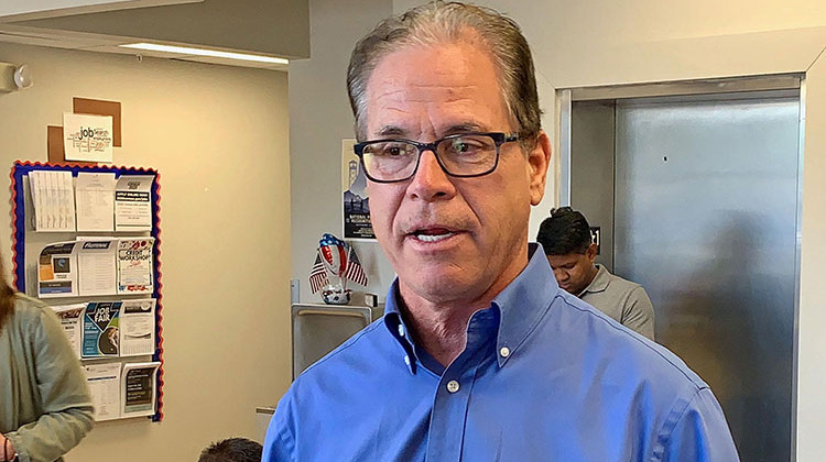 U.S. Sen. Mike Braun is a Republican candidate in the race for governor. - Brandon Smith / IPB News