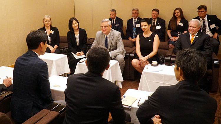 The Indiana delegation also met with Gunma Gov. Ichita Yamamoto, who recently took office. Gunma Prefecture is home to the headquarters of Subaru Corporation as well as many of the company’s suppliers that also have operations in Indiana.  - Provided by Indiana Economic Development Corp.