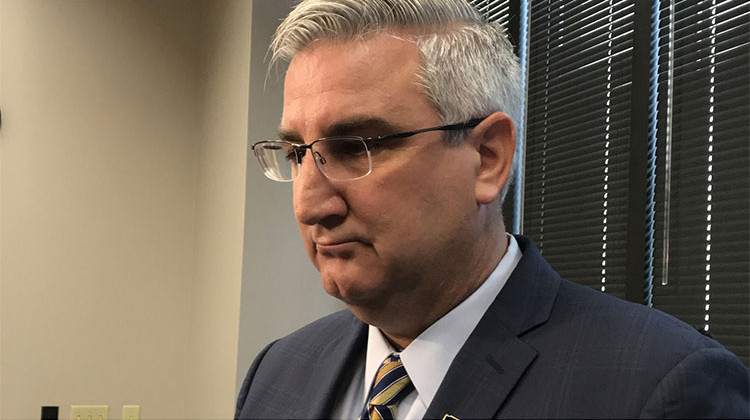 Gov. Eric Holcomb says he and the Department of Child Services are "wide open" to input from everyone in the child welfare system. - Brandon Smith/IPB News