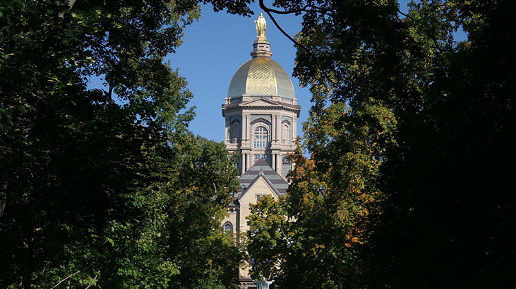 The University of Notre Dame is projecting a more than $100 million revenue shortfall for the upcoming fiscal year. - public domain