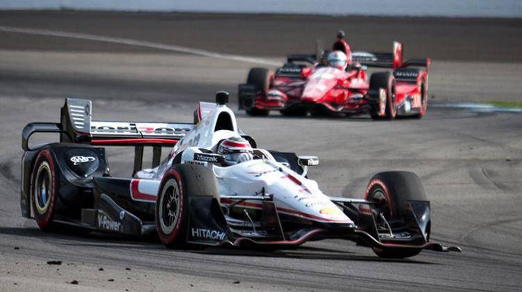 Will Power on his way to winning the 2015 Angie's List Grand Prix of Indianapolis. - Doug Jaggers