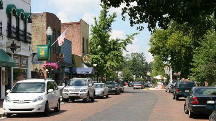 Main Street in Zionsville.