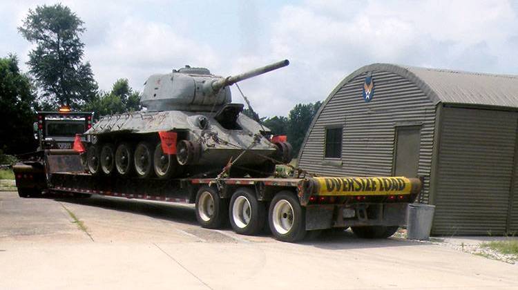 In August, the museum acquired this World War II-era Soviet tank. - Courtesy Indiana Military Museum via Facebook