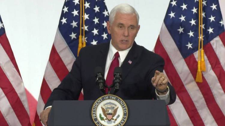 Vice President Mike Pence claims if the GOP plan passes, Hoosier workers could expect a raise of $4,000 dollars a year. - Drew Daudelin