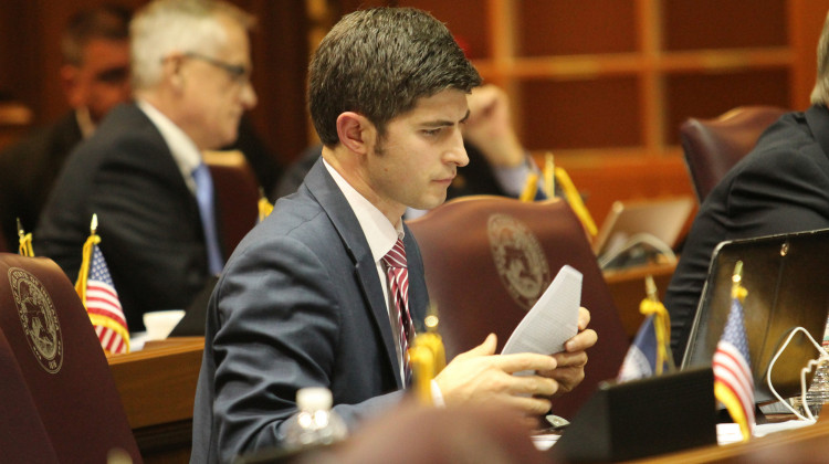 Rep. Tim Wesco (R-Osceola) says his amendment is good policy – outside of the groping allegations against Attorney General Curtis Hill. - Lauren Chapman/IPB News
