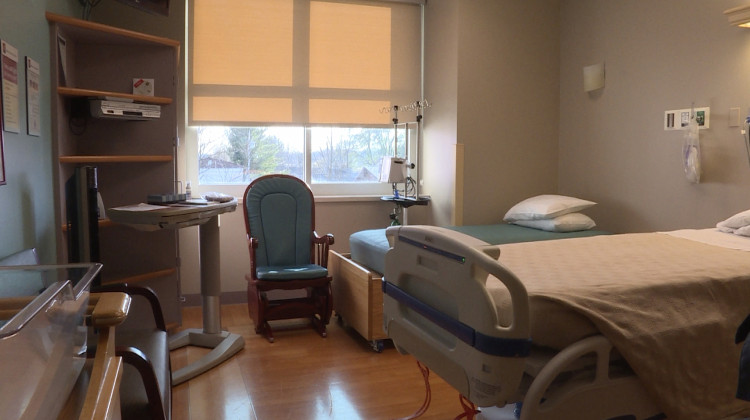 Hospital birthing room.  - Becca Costello/WFIU