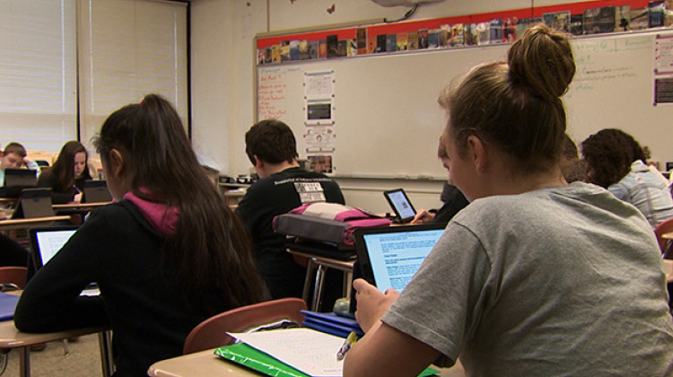 One of the provisions in Senate Bill 211 requires the Indiana Department of Education to approve internet safety curricula in schools. - FILE PHOTO: WFIU/WTIU