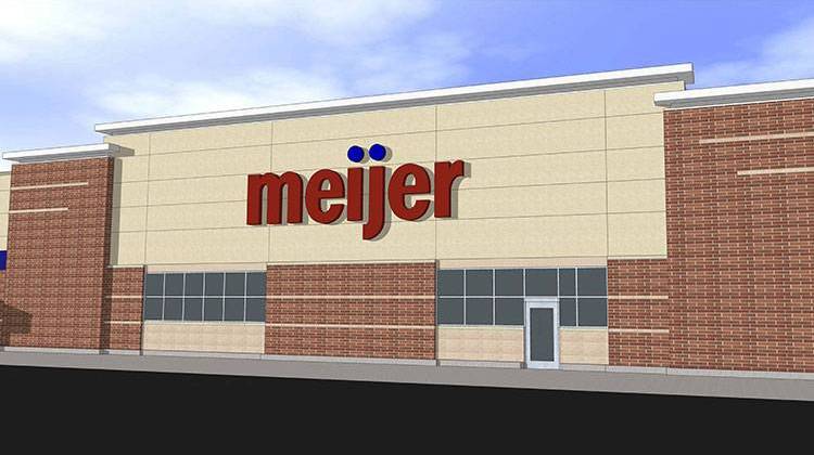 Rendering of the store exterior remodel. - provided by Meijer