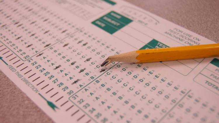 A Scantron testing paper and pencil. - Credit: Josh Davis/flickr