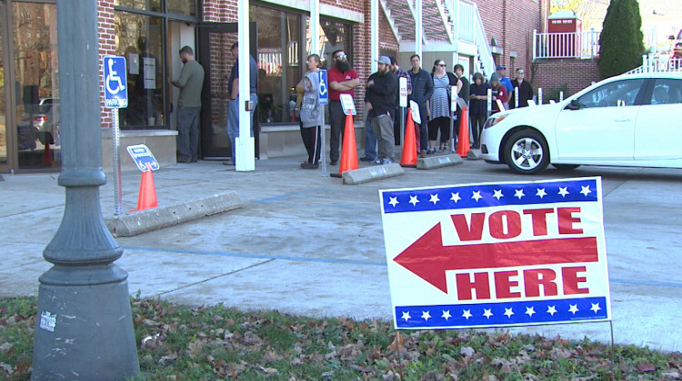 A fifth of all Hoosier registered voters cast a ballot in last month’s primary election. - Steve Burns/WTIU