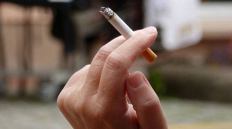 Smoking is already prohibited in residence halls and all other campus building, but Purdue designated 21 smoking areas around the campus in 2010. - stock photo