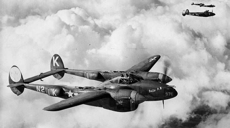Army Air Forces 1st Lt. Robert McIntosh's P-38 Lightning, like the one shown here, crashed in Italy in 1944. - U.S. Army Air Forces/public domain