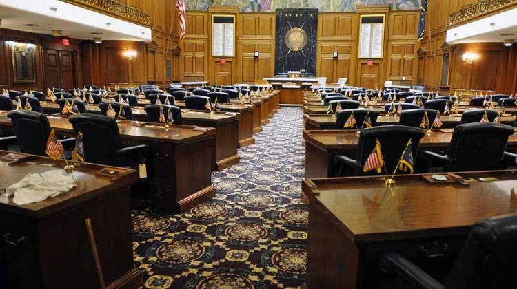 The Indiana House will gavel in for this year's session Wednesday afternoon. The Senate began its session Tuesday. - stock photo