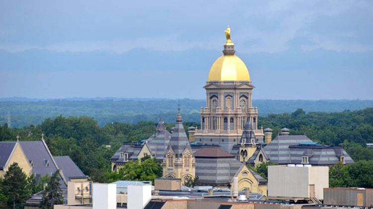 The University of Notre Dame announced it will no longer offer contraceptive coverage to its employees or students. - Jennifer Weingart/WVPE