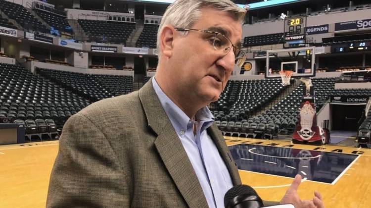 Gov. Eric Holcomb (R-Indiana) says he wants Indiana's Medicaid expansion - through its HIP 2.0 program - continued as federal lawmakers debate health care reform. - Brandon Smith/IPB