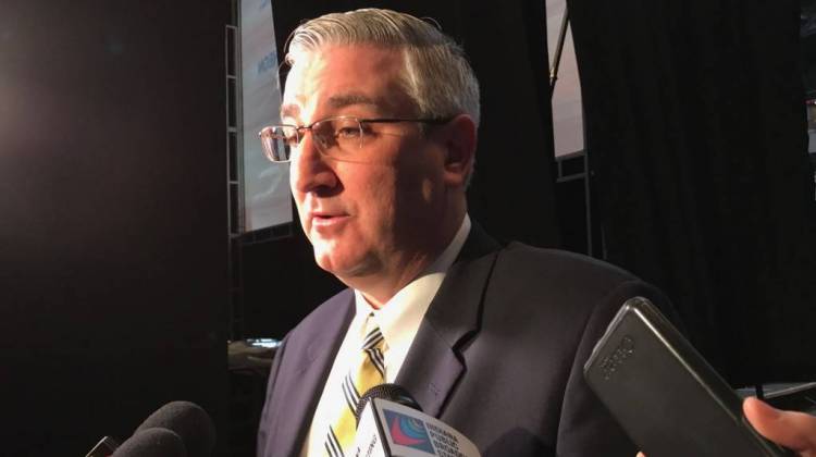 GGov. Eric Holcomb (R-Indiana) has previously evaded any commitment to releasing internal analysis of the impact federal health care legislation will have on Indiana. - Brandon Smith/IPB