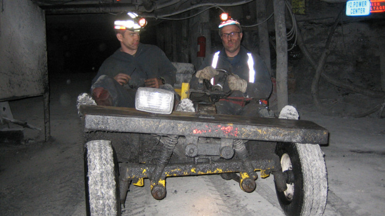 Miners in an underground West Virginia coal mine, 2006.  - Chuck Holton/Flickr