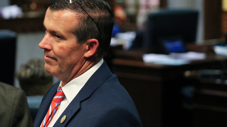 Sen. Aaron Freeman (R-Indianapolis) said only the state of Indiana — via the attorney general — should be able to bring a civil lawsuit against those in the gun industry, not local governments. - Lauren Chapman/IPB News