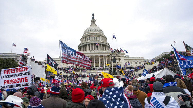 In this Jan. 6, 2021, file photo insurrections loyal to President Donald Trump rally at the U.S. Capitol in Washington. - AP Photo/Jose Luis Magana, File