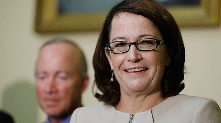 Loretta Rush, shown here in a 2012 photo, will be sworn in as Indiana's Chief Justice Aug. 18. - AP Photo/Darron Cummings
