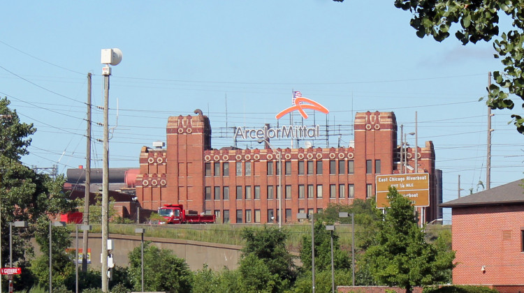 The air permit for Cleveland Cliffs in East Chicago, once known as ArcelorMittal, is up for renewal. Advocates say new technologies could be added to the steel plant to reduce emissions. - Lauren Chapman/IPB News