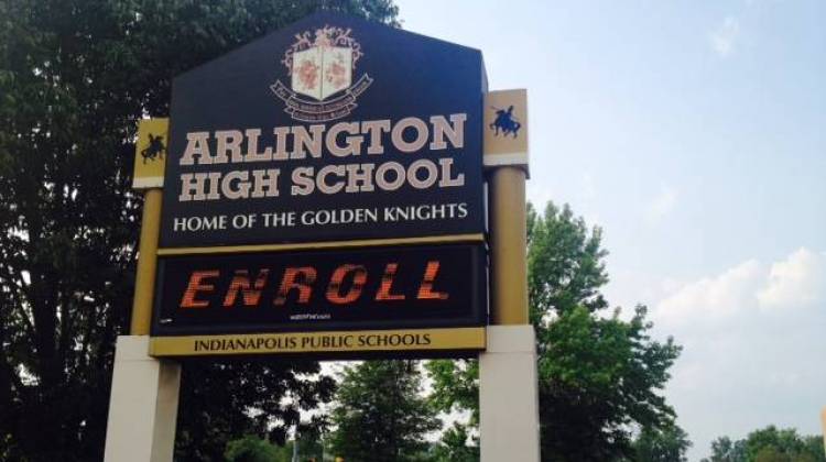 Arlington Community High School would be restarted as a middle school in the 2018-19 school year if the IPS Board approves the closure plan. - Eric Weddle/WFYI Public Media