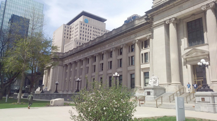 A judge heard arguments at the federal courthouse in downtown Indianapolis in a lawsuit challenging many of Indiana's abortion regulations. - Lauren Chapman/IPB News