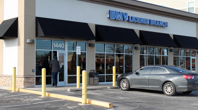 The BMV first reopened to in-person business in May. But it was restricted to appointment only.  - Lauren Chapman/IPB News