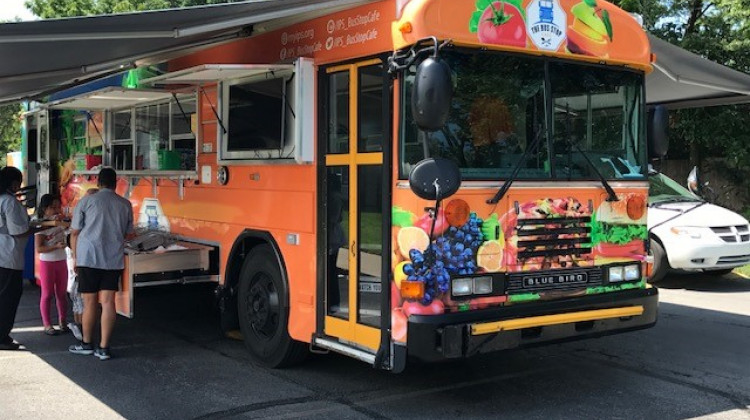 IPS is giving breakfast and lunches at seven locations throughout the city. The district’s mobile cafe will be serving breakfast at the Martin Luther King Community Center. - Photo provided by Carrie Cline Black