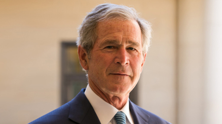 President George W Bush will visit Purdue University as part of lecture series with Mitch Daniels. - Courtesy of the George W. Bush Presidential Center
