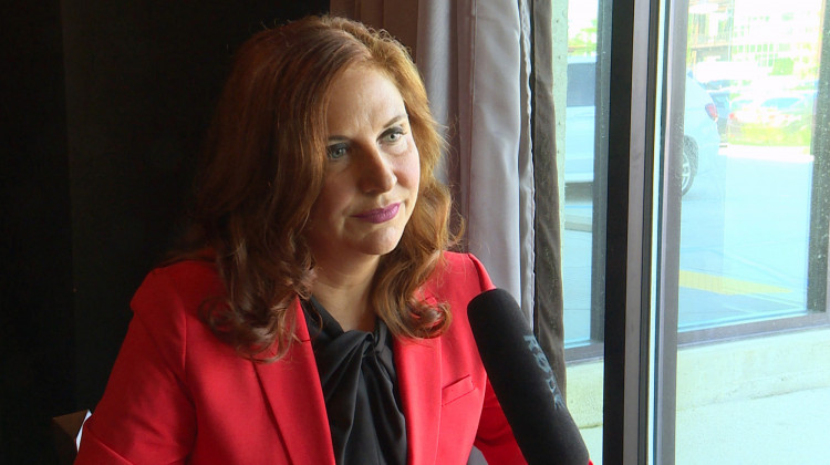 Christina Hale, former Democratic lieutenant governor candidate and state representative, announced her bid for Indiana's 5th Congressional District seat. - (Lauren Chapman/IPB News)
