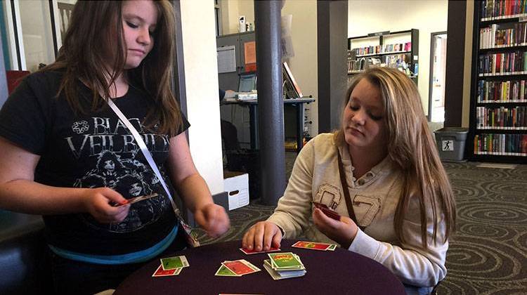 Clinton County teenage sisters Alexis Dick and Kylie Robertson both want to be doctors or nurses when they grow up. They say they know getting pregnant in high school could dreail their dreams. - Amy Gastelum/Side Effects Public Media