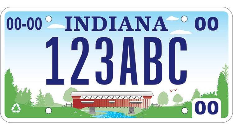 The new covered bridge license plate will join the "In God We Trust" plate as the standard choices.