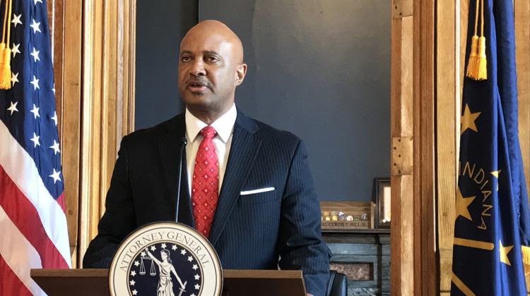 Former Indiana Attorney General Curtis Hill was considered a rising star in the Republican Party before allegations that he groped four women.  - Brandon Smith/IPB News