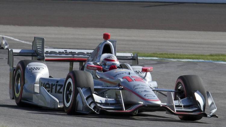 Will Power dominated the IndyCar Grand Prix Saturday at the Indianapolis Motor Speedway. - Doug Jaggers/WFYI