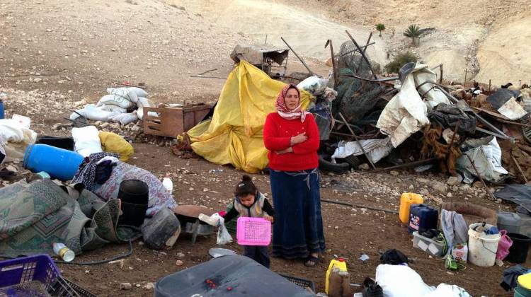 Palestinian Herders Pick Up The Pieces After Homes Destroyed