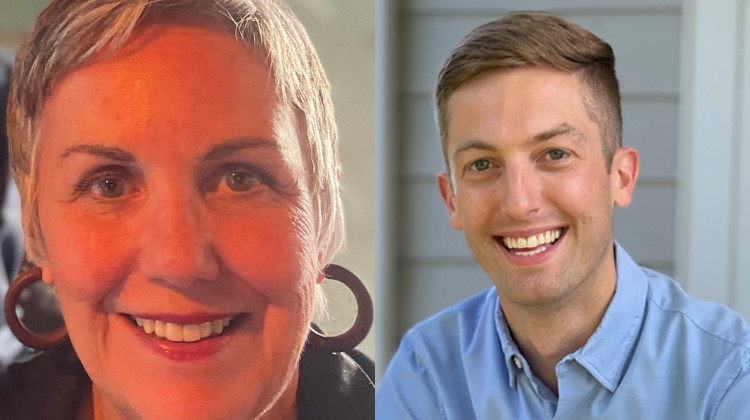 Republican candidate Brenda Bishop-Kyle, left, and Democrat candidate Andy Nielsen are running in District 14. - Photos provided