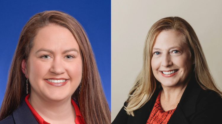 Democrat candidate Jessica McCormick, left, and Republican candidate Julia Calvert-Watts are running in District 16. - Photos provided