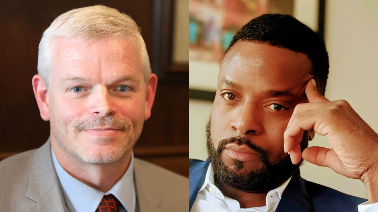 Republican candidate Christopher Moore, left, and Democrat candidate Keith Graves are running in District 9. - Photos provided